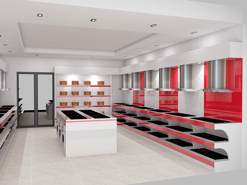 Thiết kế kệ trưng bày sản phẩm